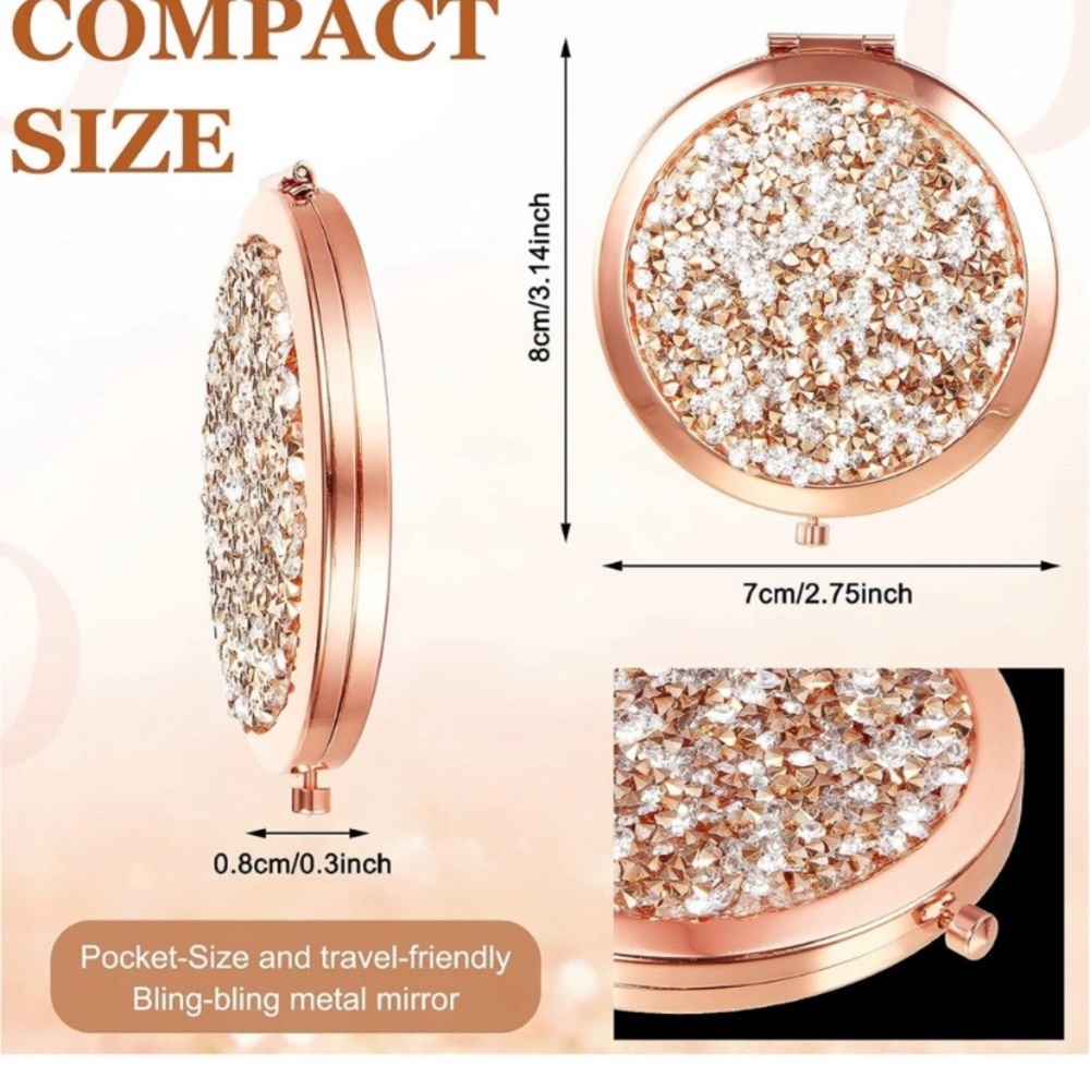Glamorous Compact Mirror - Picture 2 of 4
